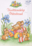 OSTERN KANINCHEN Vintage Ansichtskarte Postkarte CPSM #PBO544.DE - Easter