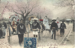 CPA - Japon 1906 - Geishas En Pousse-pousse - Autres & Non Classés