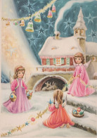 ENGEL WEIHNACHTSFERIEN Feiern & Feste Vintage Ansichtskarte Postkarte CPSM #PAH257.DE - Angels