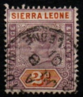 SIERRA LEONE 1897-8 O - Sierra Leona (...-1960)