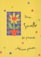 FLORES Vintage Tarjeta Postal CPSM #PBZ865.ES - Blumen