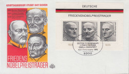 Deutschland Block 11 - Deutsche Friedensnobelpreisträger - 1971-1980