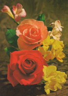 FLORES Vintage Tarjeta Postal CPSM #PBZ441.ES - Bloemen