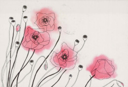 FLORES Vintage Tarjeta Postal CPSM #PBZ020.ES - Flowers