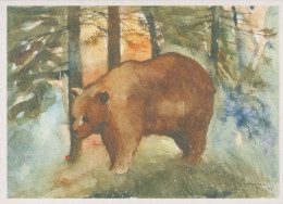 OSO Animales Vintage Tarjeta Postal CPSM #PBS342.ES - Bears