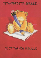 OSO Animales Vintage Tarjeta Postal CPSM #PBS158.ES - Ours