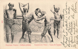 Iran Russia , Sport * CPA 1904 * Lutteurs Persans , Types Du Caucase N°2176 * Lutte Sports Lutteur Russie Russe - Lucha