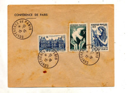 Lettre Cachet Paris Conference 1946 - Gedenkstempel