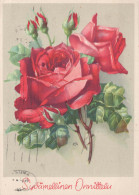 FLORES Vintage Tarjeta Postal CPSM #PAS094.ES - Bloemen