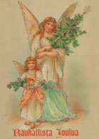 ÁNGEL NAVIDAD Vintage Tarjeta Postal CPSM #PAH876.ES - Angels