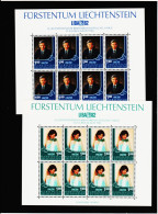 YANxx/12 LIECHTENSTEIN 1982 Michl 797/98 KLEINBOGEN ** Postfrisch SIEHE ABBILDUNG - Nuevos