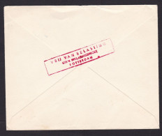 Denmark: Registered Cover To Netherlands, 1966, 3 Stamps, Dolmen Rock Grave, Customs Cancel At Back (minor Crease) - Cartas & Documentos