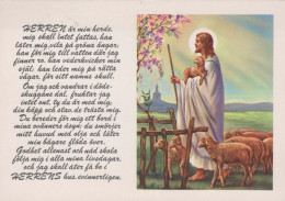 JÉSUS-CHRIST Christianisme Religion Vintage Carte Postale CPSM #PBP927.FR - Gesù