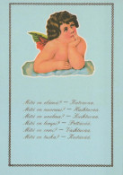 ANGE Noël Vintage Carte Postale CPSM #PBP482.FR - Anges