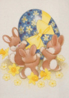 PÂQUES LAPIN Vintage Carte Postale CPSM #PBO543.FR - Easter