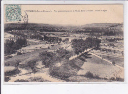 PUYMIROL: Vue Panoramique Sur La Plaine De La Garonne, Route D'agen - Très Bon état - Other & Unclassified