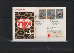 Schweiz Luftpost FFC TWA 4.11.1967 Genf - Dar Es Salaam - Premiers Vols