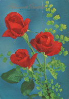 FLEURS Vintage Carte Postale CPSM #PAR974.FR - Flowers