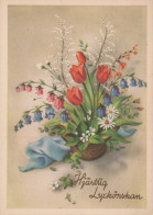 FLEURS Vintage Carte Postale CPSM #PAR133.FR - Bloemen
