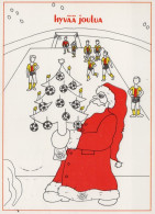 PÈRE NOËL NOËL Fêtes Voeux Vintage Carte Postale CPSM #PAK078.FR - Santa Claus