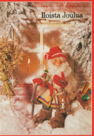 PÈRE NOËL NOËL Fêtes Voeux Vintage Carte Postale CPSM #PAK013.FR - Kerstman