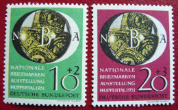 Allemagne - Rep. Fédérale - Mi. 141/142 - Yv. 27/28 Neufs ** (MNH) - Ungebraucht