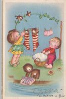 CHILDREN CHILDREN Scene S Landscapes Vintage Postcard CPSMPF #PKG784.GB - Scene & Paesaggi