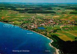 72838651 Chieming Chiemsee Fliegeraufnahme Arlaching - Other & Unclassified