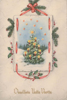 Happy New Year Christmas Vintage Postcard CPSMPF #PKG219.GB - Nouvel An