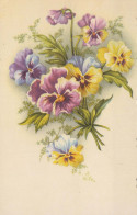 FLOWERS Vintage Postcard CPSMPF #PKG038.GB - Fleurs