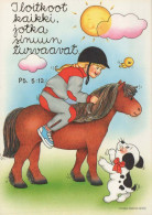 CHILDREN HUMOUR Vintage Postcard CPSM #PBV339.GB - Humorvolle Karten