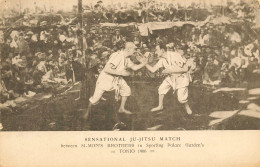 Jiu Jitsu , Sport De Combat * CPA * Sensational Match , SI MON'S BROTHERS Tokio 1906 Sporting Palace * Japan Japon Tokyo - Altri & Non Classificati
