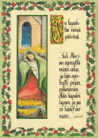 Virgen Mary Madonna Baby JESUS Christmas Religion Vintage Postcard CPSM #PBP925.GB - Vergine Maria E Madonne
