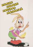 EASTER RABBIT Vintage Postcard CPSM #PBO477.GB - Ostern