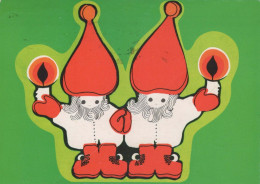 Happy New Year Christmas GNOME Vintage Postcard CPSM #PBA914.GB - New Year