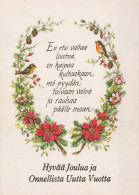 Happy New Year Christmas Vintage Postcard CPSM #PAV138.GB - Año Nuevo