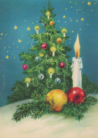 Happy New Year Christmas Vintage Postcard CPSM #PAV201.GB - Nouvel An