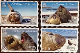 Falkland Islands 2008 Elephant Seals Birds MNH - Andere & Zonder Classificatie