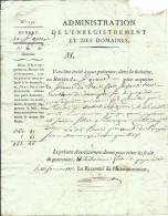 1812 ADMINISTRATION DE L'ENREGISTREMENT ET DES DOMAINES - Sammlungen