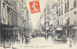CPA. [75] > TOUT PARIS > N° 1811 - Rue Vieille-du-Temple à La Rue De Poitou - (IIIe & IVe Arrt.) - 1910 - TBE - Distrito: 03