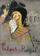 Couverture De Menu 225x315 Mm, Palais Royal, Illustré Par Jean Cocteau 1953, Dédicasse De Raymond Oliver - Menükarten