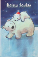 NASCERE Animale Vintage Cartolina CPSM #PBS222.IT - Bären