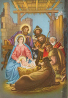 Vergine Maria Madonna Gesù Bambino Natale Religione Vintage Cartolina CPSM #PBP999.IT - Vergine Maria E Madonne