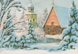 Buon Anno Natale Vintage Cartolina CPSM #PBN175.IT - Nieuwjaar