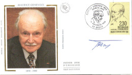 FDC 1990 MAURICE GENEVOIX - 1970-1979