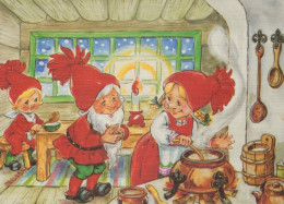 Buon Anno Natale GNOME Vintage Cartolina CPSM #PBA918.IT - Neujahr