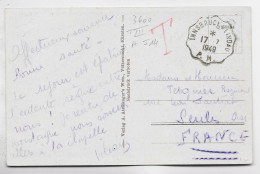 AUTRICHE CARTE CONVOYEUR INNSBRUCK A LINDAU 17.7.1949 P.M. INDICE 14 COTE 130€ - Posta Ferroviaria