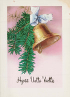 Buon Anno Natale BELL Vintage Cartolina CPSM #PAT576.IT - Anno Nuovo