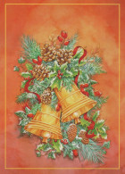 Buon Anno Natale BELL Vintage Cartolina CPSM #PAT514.IT - Nouvel An