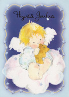 ANGELO Buon Anno Natale Vintage Cartolina CPSM #PAJ334.IT - Angels